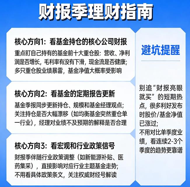 财报季,理财小白需要关注哪些信息?