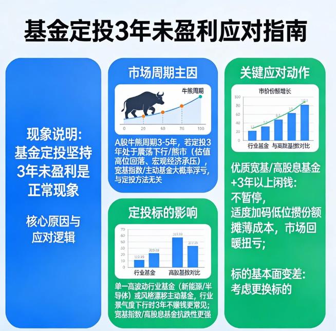 基金定投坚持3年还没赚钱正常吗？