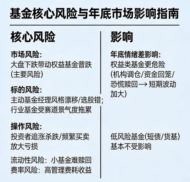 基金风险有哪些？年底市场情绪差更危险？