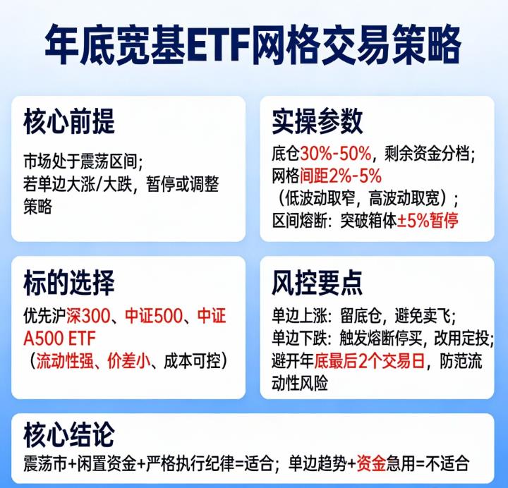 宽基ETF年底适合网格交易吗？