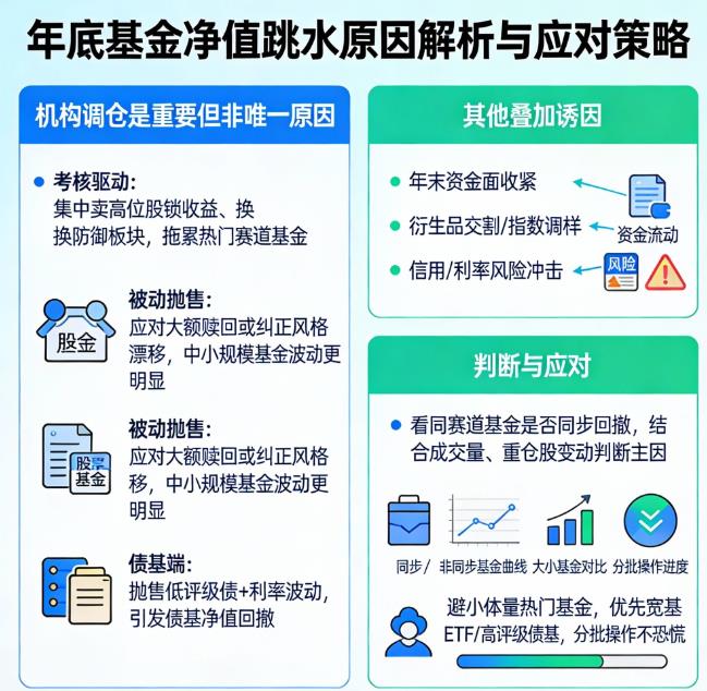 基金净值年底跳水是机构在调仓吗？