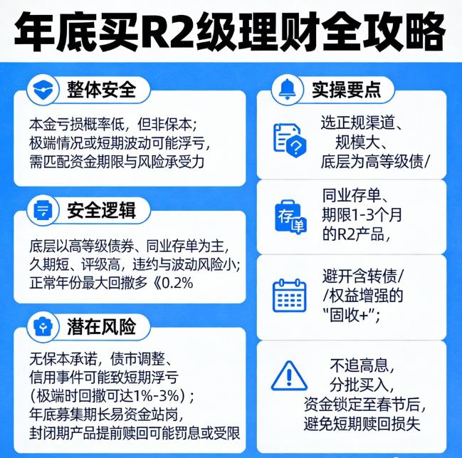 稳健理财年底买R2级安全吗？