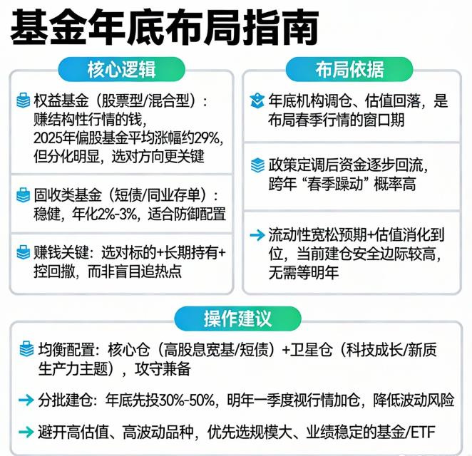 基金赚钱吗？年底布局明年还来得及吗？