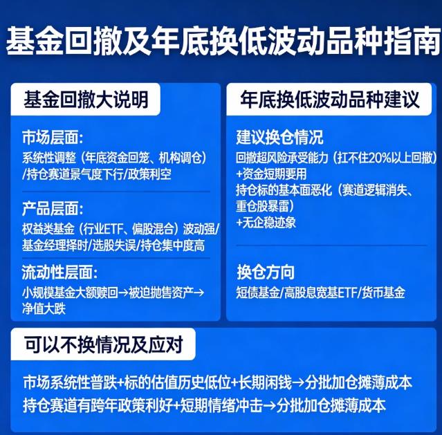 基金回撤大说明什么？年底要不要换低波动的？