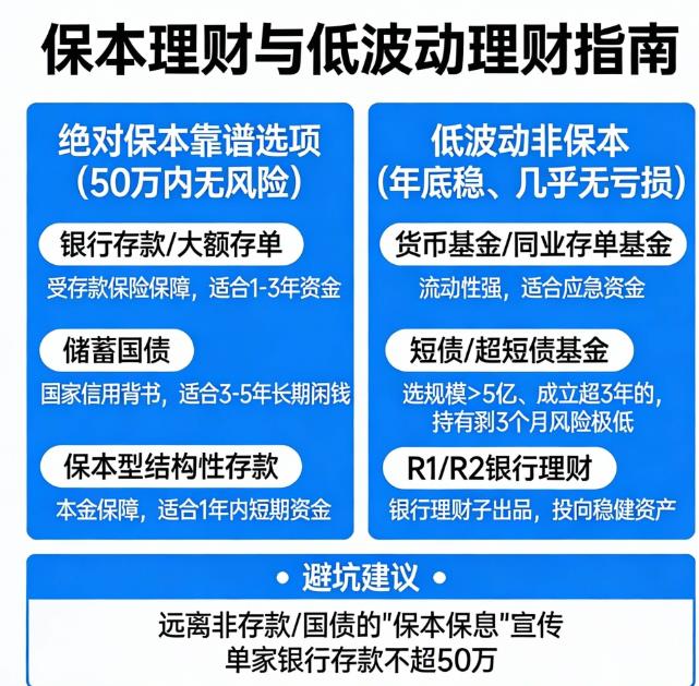 保本投资年底还有靠谱的吗?