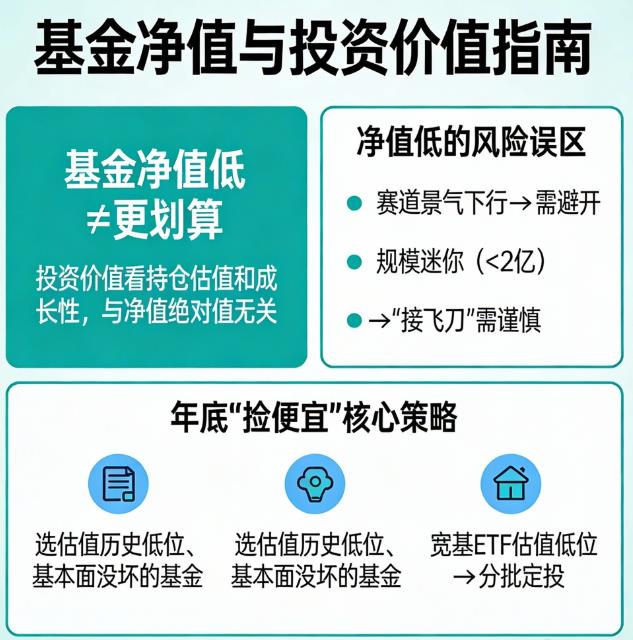 基金净值低是不是更划算?年底捡便宜?