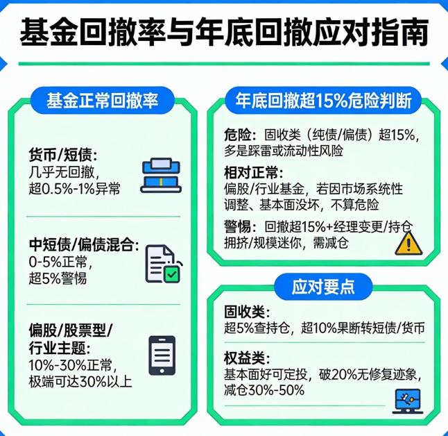 基金回撤率多少算正常?年底超15%危险吗?