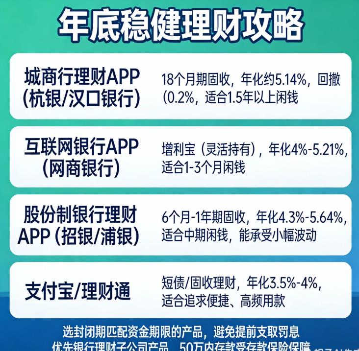 稳健理财年底哪家平台收益更高？