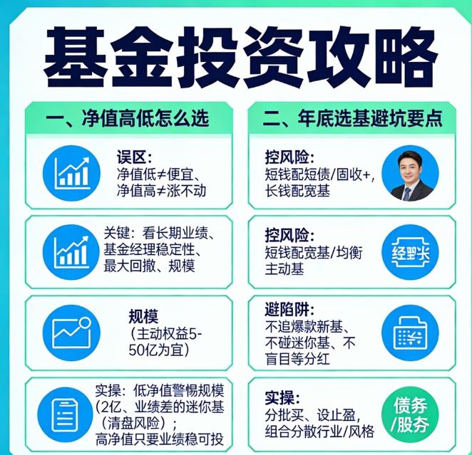 基金净值高好还是低好?年底选基要注意啥?