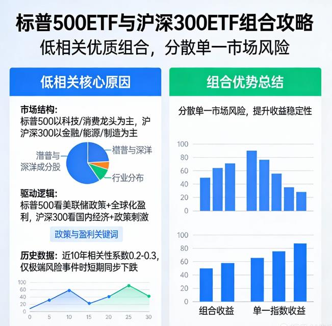 标普500ETF和沪深300ETF相关性高吗？