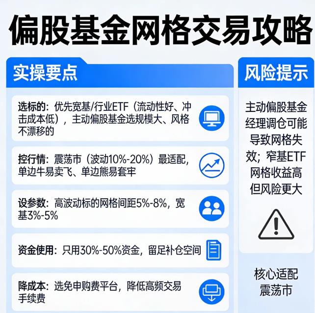偏股基金适合做网格交易吗?