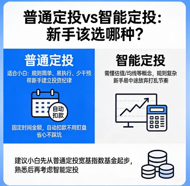 智能定投和普通定投哪个更适合小白?