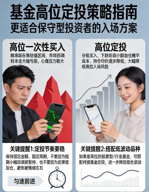 基金高位时，定投和一次性买入哪个更适合保守型投资者？​