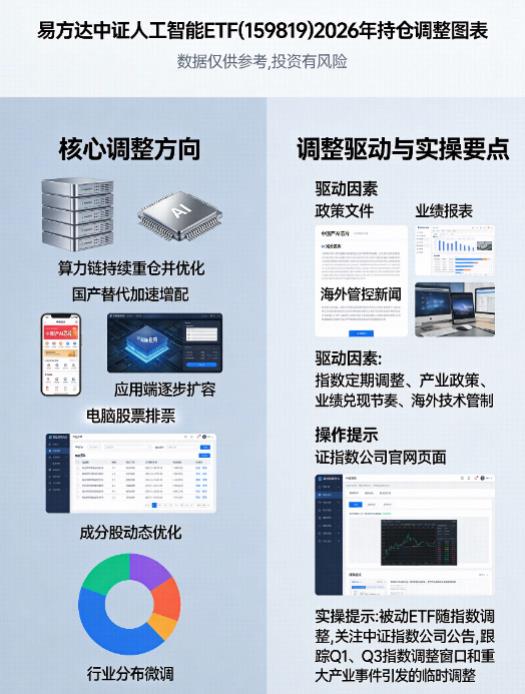 2026年华夏中证人工智能ETF（159819）持仓调整方向是什么？