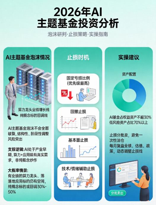 2026年人工智能主题基金会不会泡沫破裂？什么时候该止损？