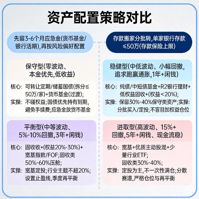 2026年存款搬家，不同风险承受能力该怎么选方向？
