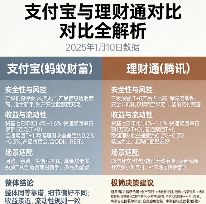 2026年存款搬家到理财通，和支付宝比哪个更靠谱？