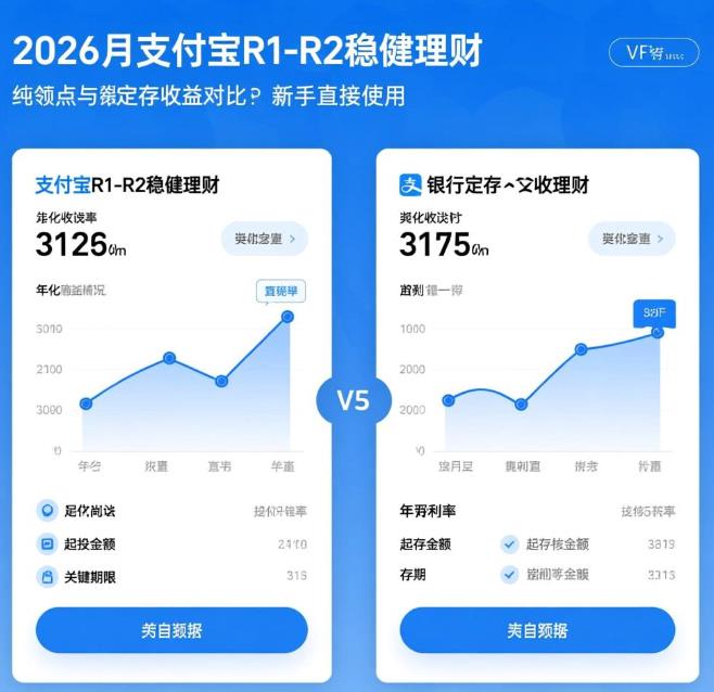2026年支付宝稳健理财和银行定期存款，哪个收益高？