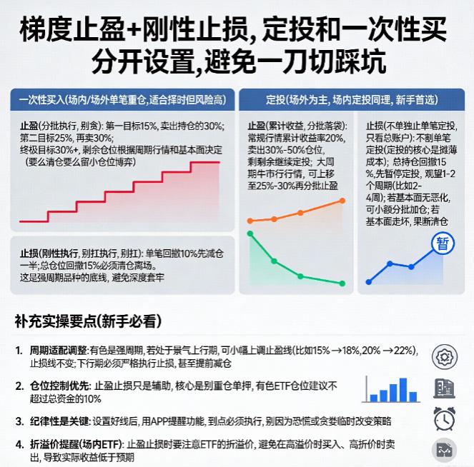 有色ETF波动大，设置多少止盈止损线合适？​