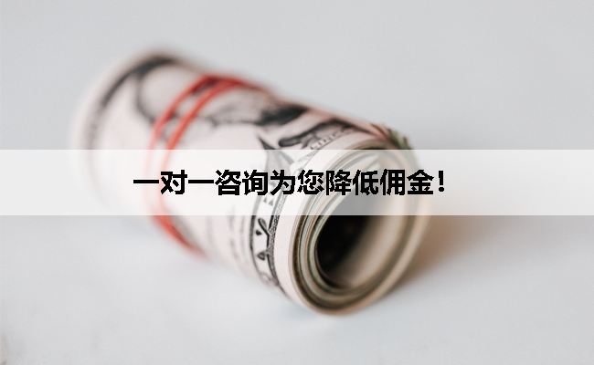一对一咨询为您降低佣金！