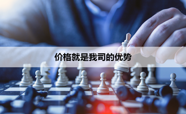 价格就是我司的优势