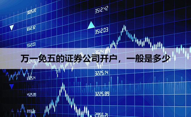 万一免五的证券公司开户，一般是多少