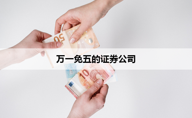 万一免五的证券公司