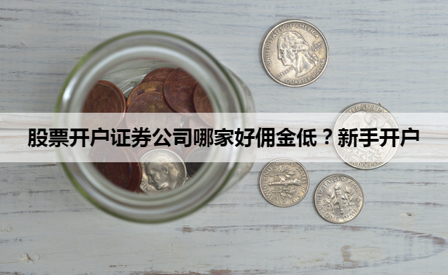 股票开户证券公司哪家好佣金低?新手开户