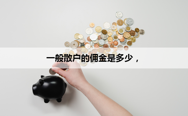 一般散户的佣金是多少,
