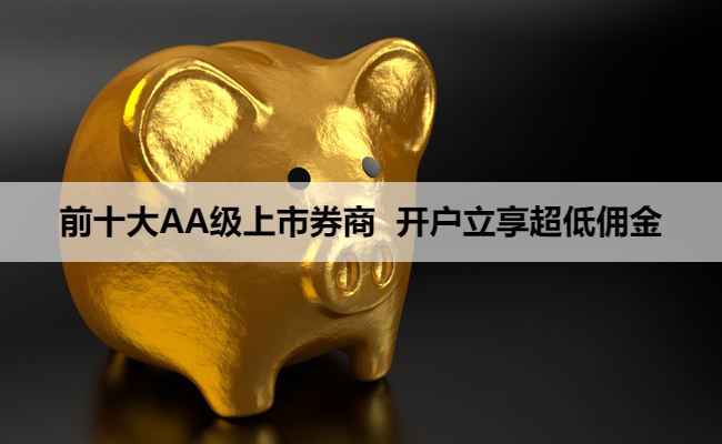 前十大AA级上市券商 开户立享超低佣金