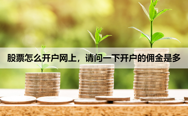 股票怎么开户网上,请问一下开户的佣金是多