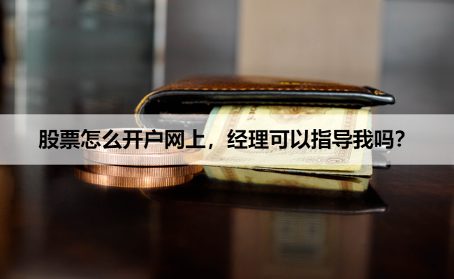 股票怎么开户网上,经理可以指导我吗?