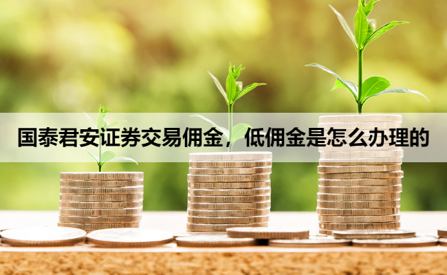 国泰君安证券交易佣金,低佣金是怎么办理的
