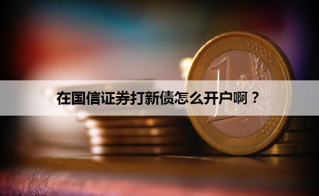 在国信证券打新债怎么开户啊?