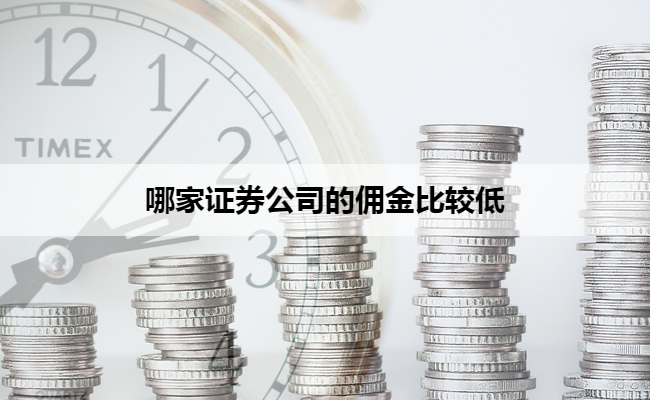 哪家证券公司的佣金比较低