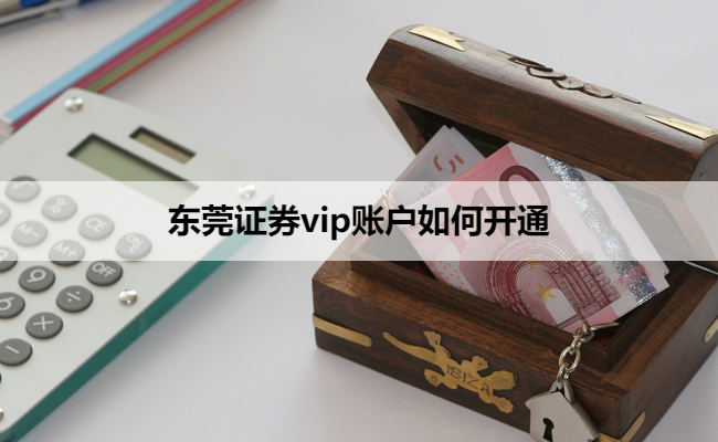 东莞证券vip账户如何开通