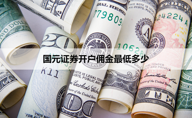国元证券开户佣金最低多少