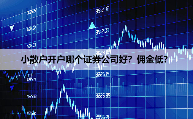 小散户开户哪个证券公司好？佣金低？