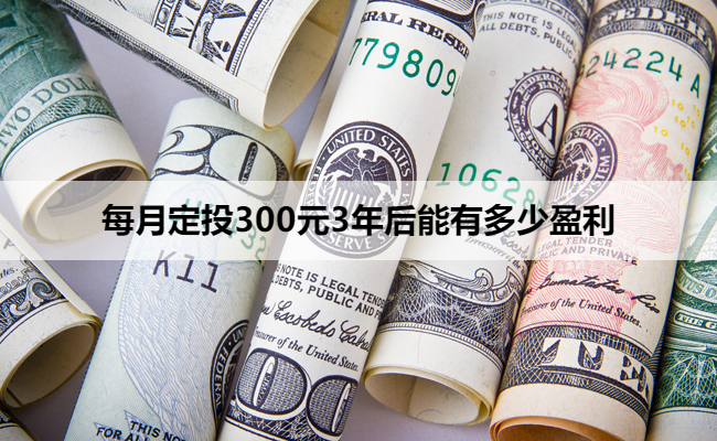 每月定投300元3年后能有多少盈利