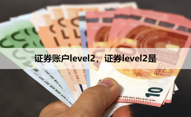 证券账户level2，证券level2是