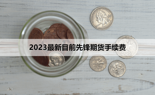 2023最新目前先锋期货手续费