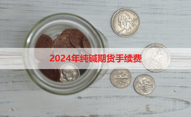 2024年纯碱期货手续费