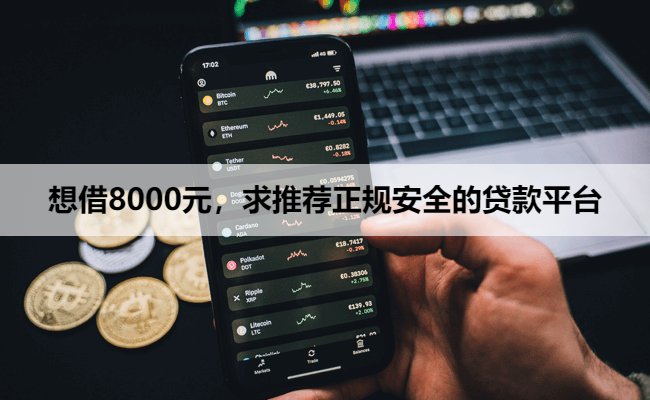 想借8000元，求推荐正规安全的贷款平台