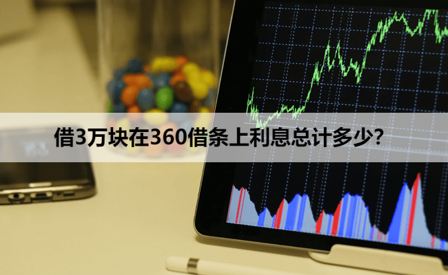 借3万块在360借条上利息总计多少？