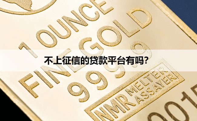 不上征信的贷款平台有吗?