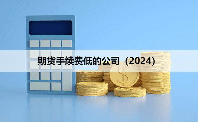 期货手续费低的公司（2024）