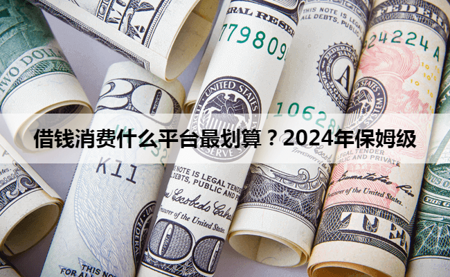 借钱消费什么平台最划算？2024年保姆级