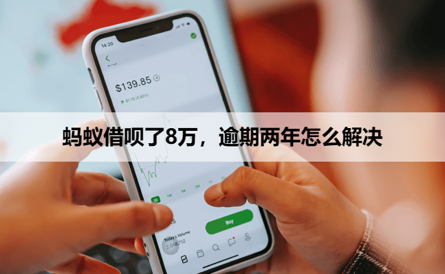 蚂蚁借呗了8万，逾期两年怎么解决