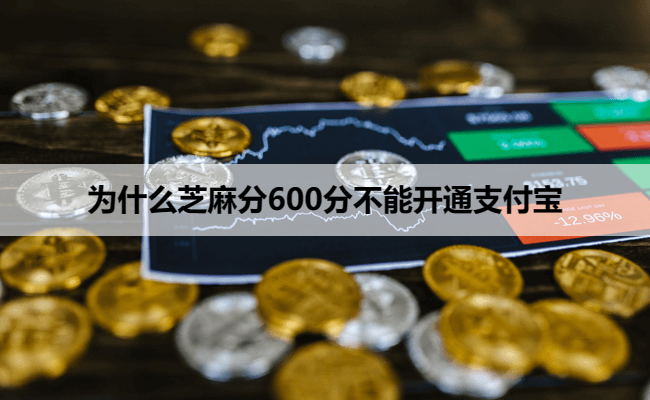 为什么芝麻分600分不能开通支付宝