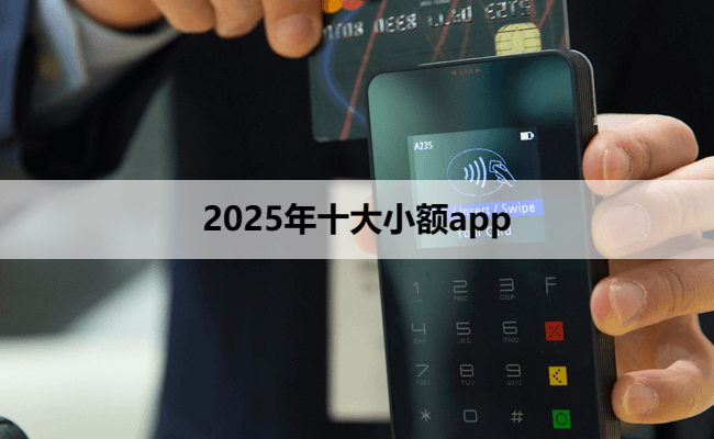 2025年十大小额app